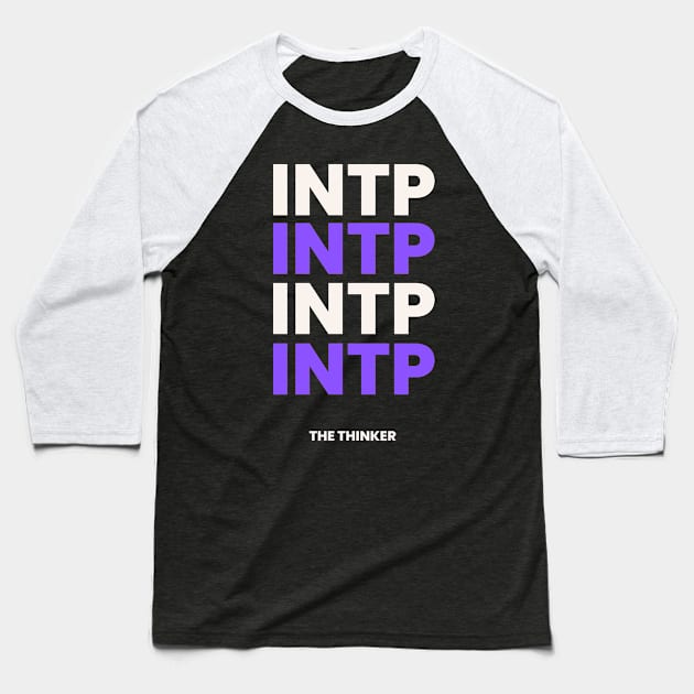 INTP Baseball T-Shirt by AlchemistPot